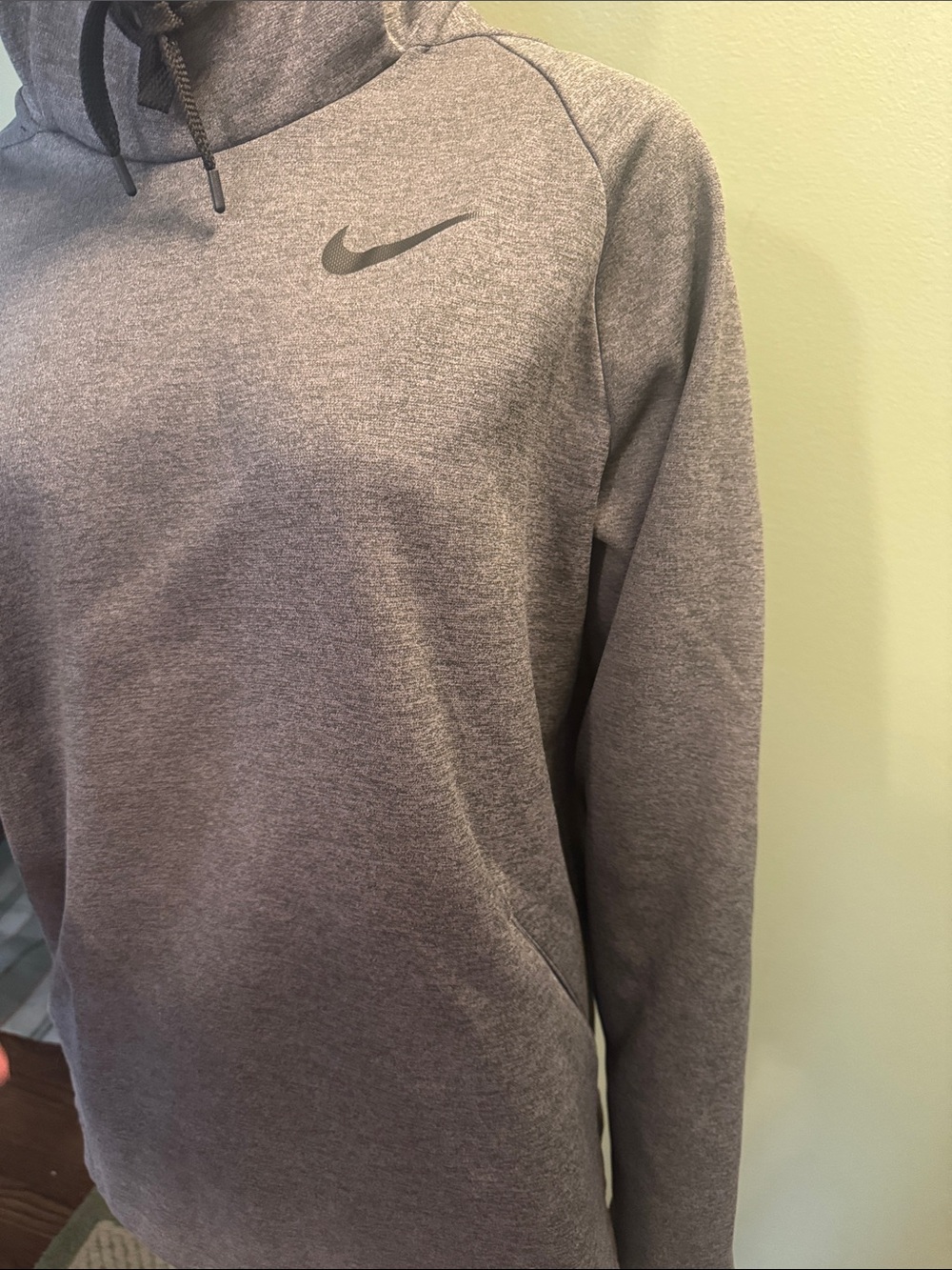 Nike Gray Men's Hooded Pullover Sweatshirt - Picture 8 of 8